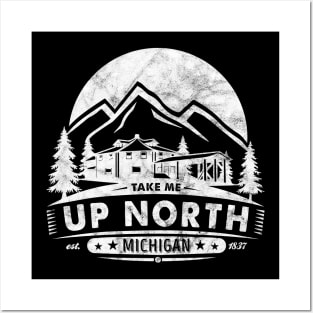 Up North Michigan' Cool Michigan Posters and Art